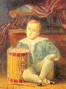 Armand Palliere Pedro II of Brazil, aged 4 France oil painting artist